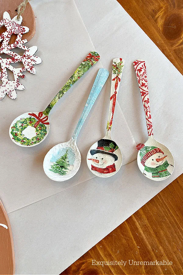 Upcycled Kitchen Spoon Ornaments For Christmas Upcycled Kitchen Spoon Ornaments For Christmas